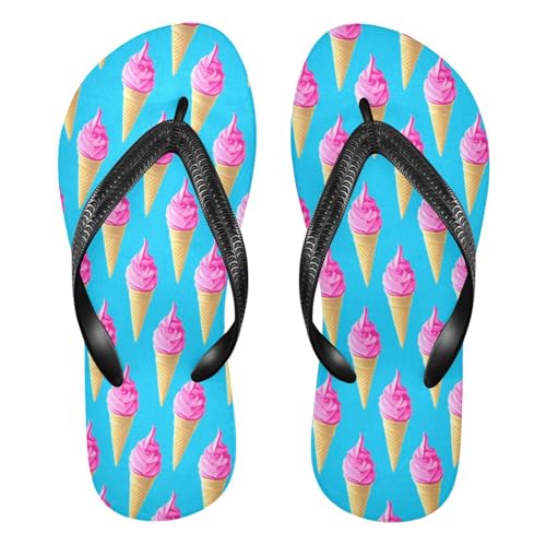 Nander Ice Cream Sandal Flip Flops of Men's & Women's,Beach Slippers Flip Flops Shower Shoes