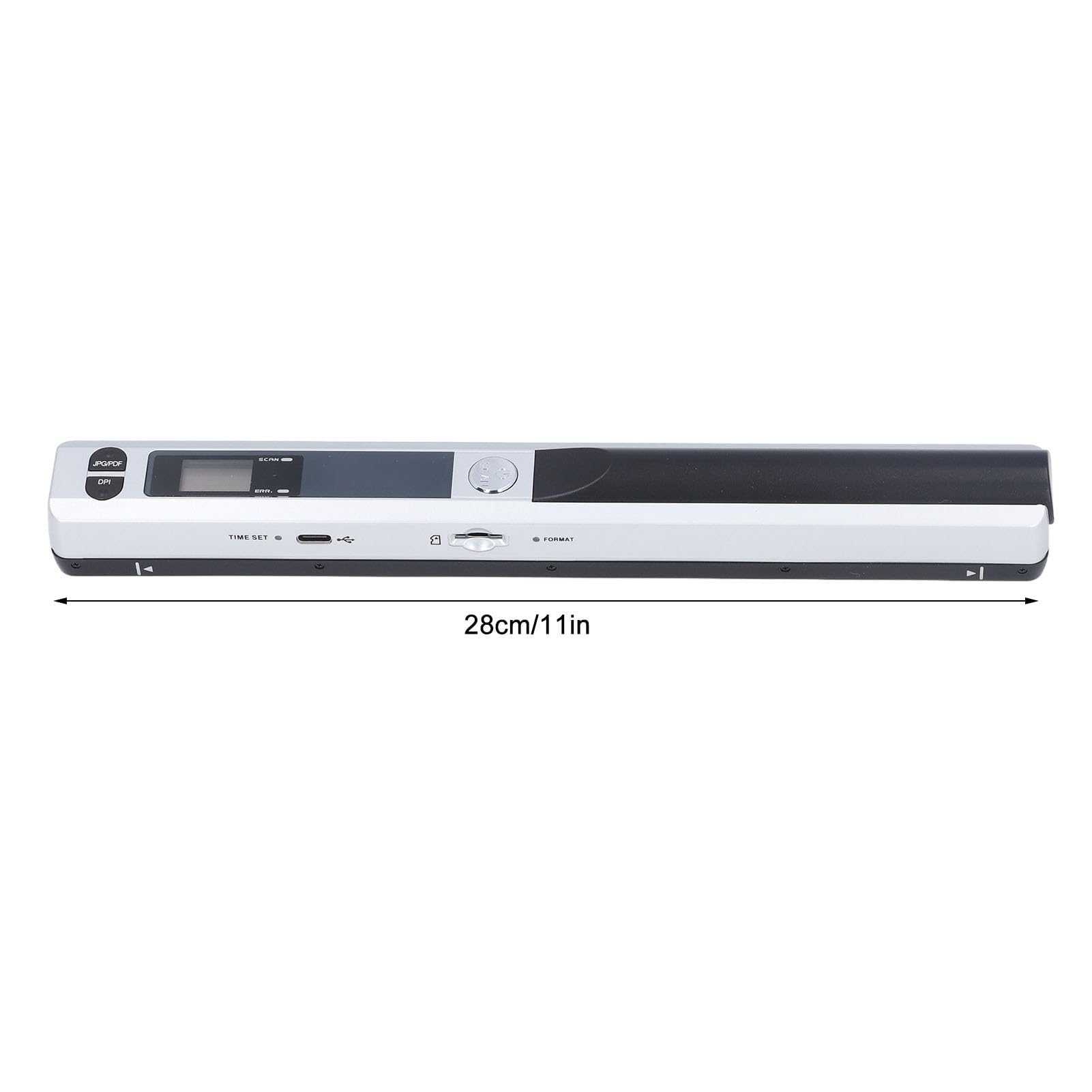 Ejoyous Scanner Portatile, Scanner Portatile per Documenti a Colori 900 DPI A4 HD da 8,27 Pollici per Casa, Viaggi e Ufficio (SILVER)