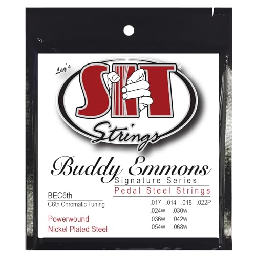 s.i.t. String bec6th Buddy Emmons-Pedal Steel c6th Tuning Gitarre String