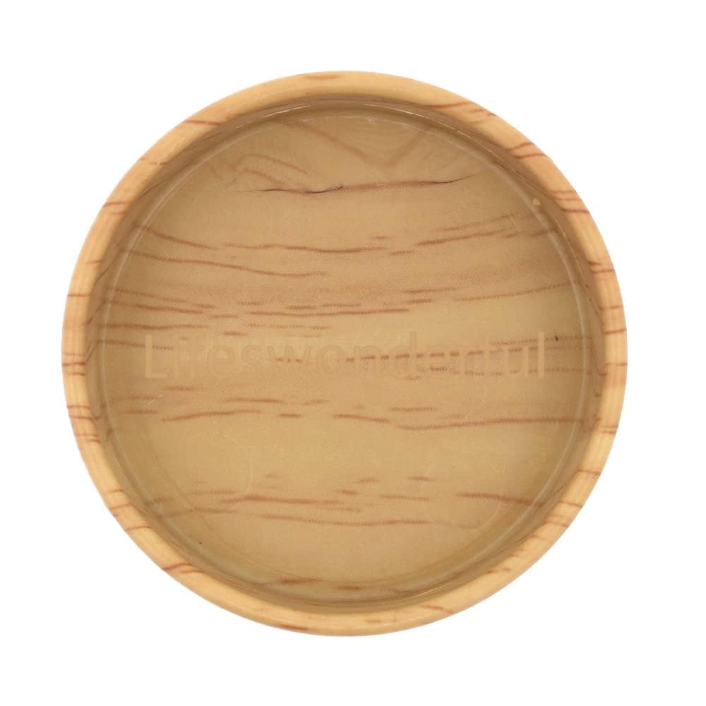 4X Coppette per Rotelle - Effetto Legno Chiaro - Antiscivoli - Proteggere i Pavimenti e Prevenire L'arrotolamento dei Letti e Altri Mobili su Ruote - da Lifeswonderful