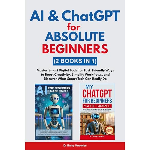 AI & ChatGPT for Absolute Beginners Audiolibro Por Barry Knowles arte de portada