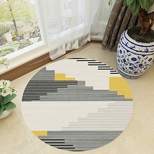 Tapis de pied de restaurant rond et grand format pour salle à manger