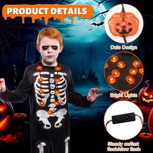 Bstge Halloween Light Up Necklace, 6 Pack, Party and Trick or Treat by Bstge - Used condition - Image 4