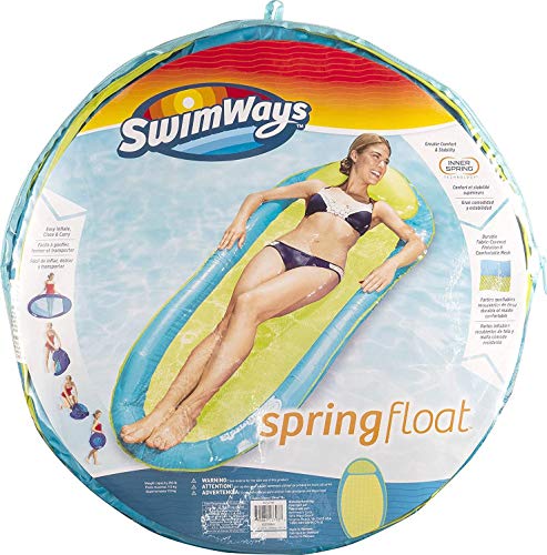 SwimWays Spring Float Original Colchón flotante - Flotadores para piscina y playa (Colchón flotante, 113 kg, 15 año(s), Hombre/Mujer, China, 1010 mm) , color/modelo surtido