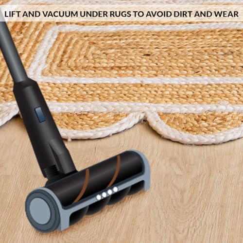 Tapete corredor trenzado de yute 2x6 ft natural miniatura 7