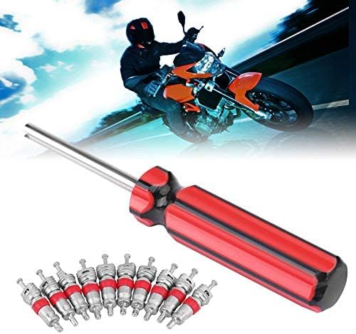 11pcs Car Tire Valve Repair Tool Set, Single Head Valve Core Remover Car Truck Replacement Tire Tyre Valve Stem Core