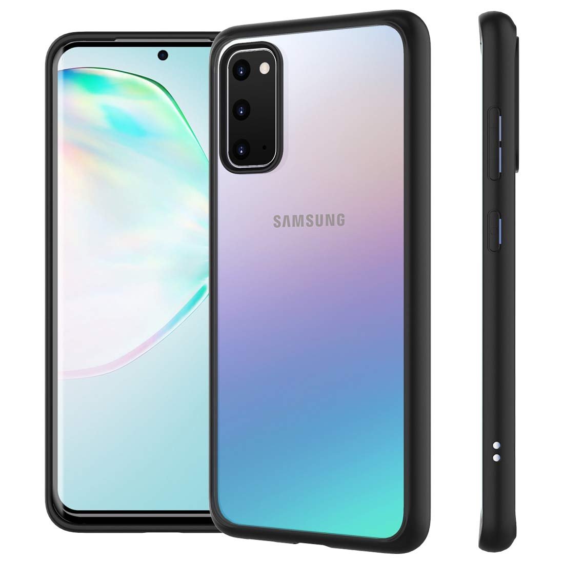 TORUBIA Case for Samsung Galaxy S20 Plus Silicone Soft Shell All-Round Protection Anti-Fall Casing Simple Back Cover for Samsung Galaxy S20 Plus