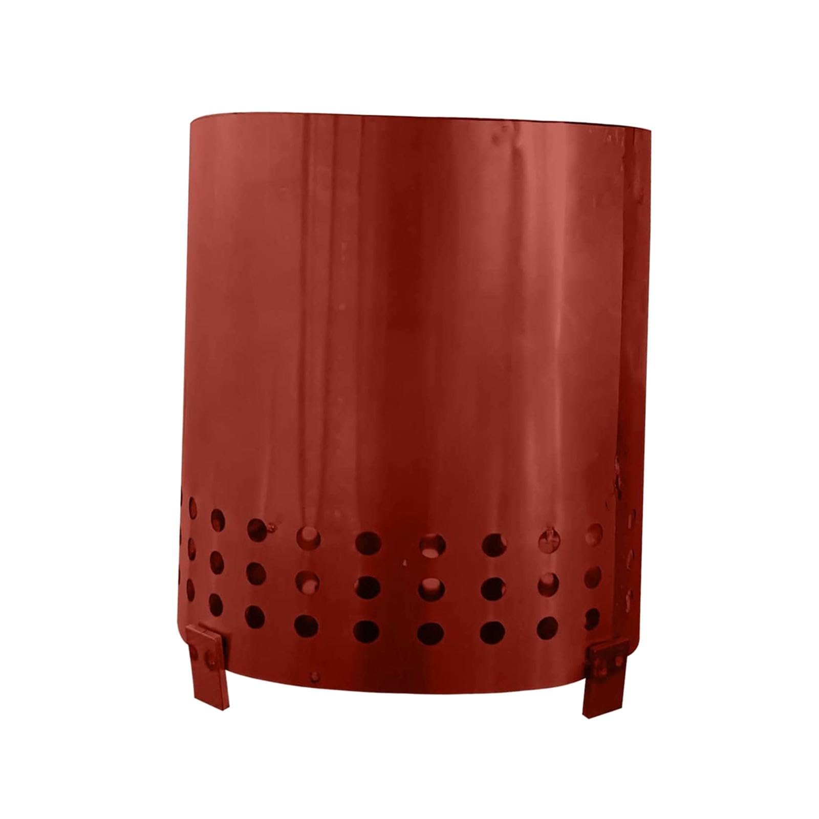 Desktop Fire Pit with Bracket Fireplace Personal Home Party Patio Desk Stove Red|Fireplaces|Home & Garden-image-36