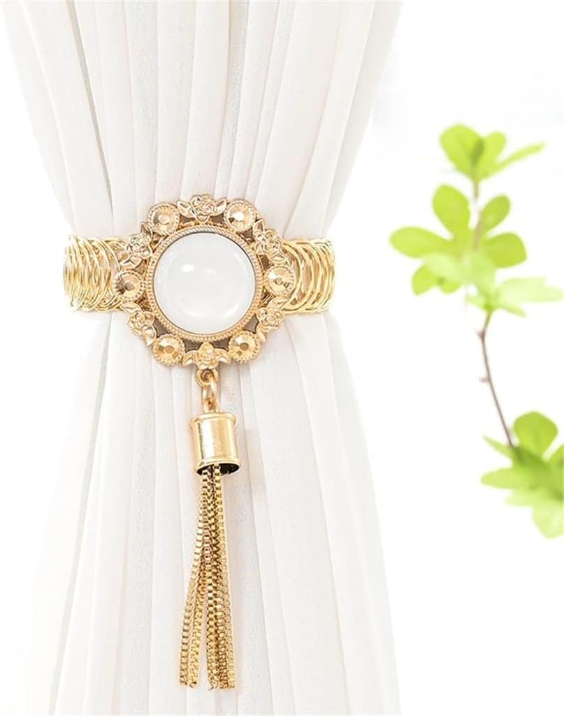 Convenient Curtain Strap Curtain Clip NCH Curtain Buckle Curtain Tie Metal Buckle Elastic Curtain Clip(A)