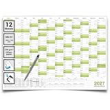 Kalenderoutlet Wandkalender 2027 abwischbar Din B1 XXL 100x70 cm groß