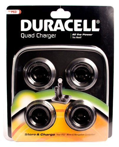 Duracell Quad-dock 4-in-1 système d'alimentation pour PS Move