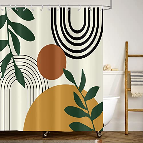ASDCXZ Boho Shower Curtain 180x180 cm, Waterproof Fabric Shower Curtains - Image 4