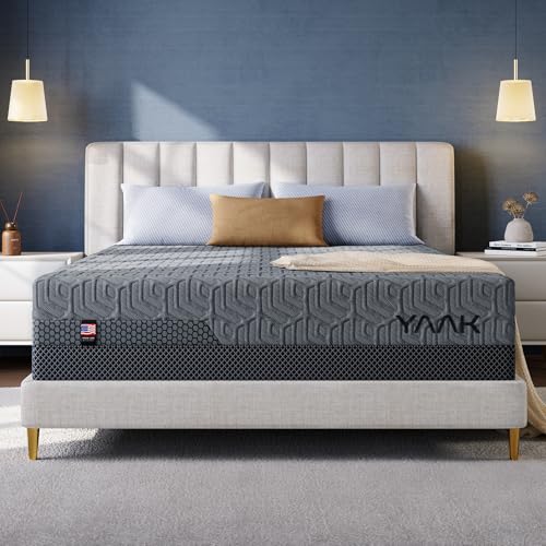 Yaak 14" Queen Memory Foam Mattress with Cooling Cover