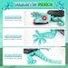 Hamino RC Wall Crawling Gecko, Remote Control Wall Climbing Lizard Robot Kids' Electronics Toys, Floor & Wall Crawling, Glowing Eyes, Low Noise, Rechargeable Boys Gifts for Kids 3 4 6 7 8+ Year Old