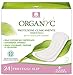 Organyc 100% Certified Organic Cotton Everyday Panty Liner, Folded, Light Flow, 24 Count, 1-Pack