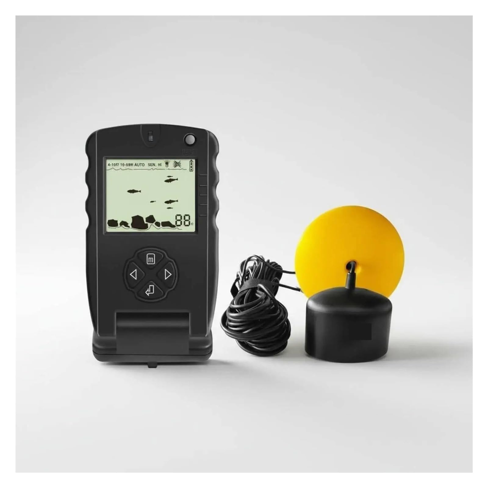Detector de Peces, Dispositivo de sonda subacuática, Profundidad portátil con Cable, buscador Peces
