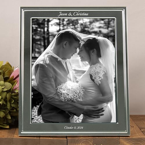 Waterford-Classic-Personalized-8×10-Picture-Frame-Custom-Engraved-Silver-Plated-8×10-Frame-for-Wedding-Anniversary-Baby-Graduation-Family-Photos Waterford Classic Personalized 8×10 Picture Frame Custom Engraved Silver Plated 8×10 Frame for Wedding Anniversary Baby Graduation Family Photos