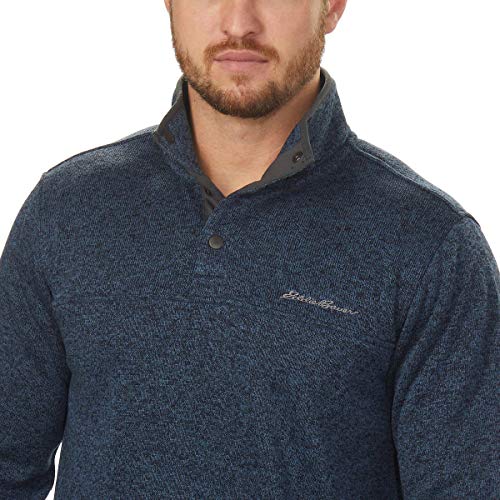 Image of Eddie Bauer Men's Snap Placket Radiator Fleece Pullover Top