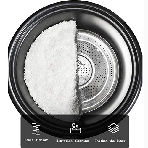 WLKINF Panela de arroz comercial, grande capacidade, panela de arroz grande 10-23L para cantina/hote