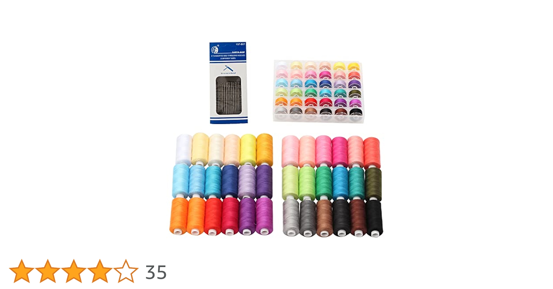 いとしょう Amazon.co.jp: Windman 上糸と下糸セット 36色セット ミシン糸