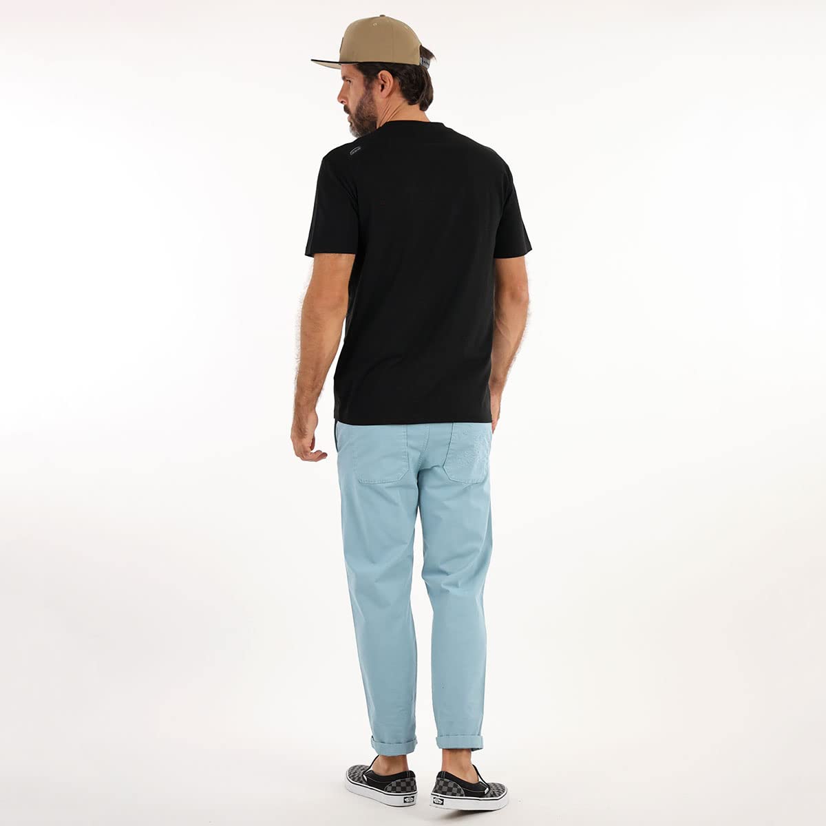 OXBOW Tee shirt uni 4flo brodé poitrine TEBAZ Essentials Hiver 2026 Manches courtes, Col rond, Uni