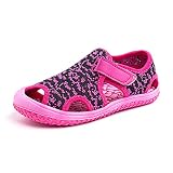  Sandalias Niña Antideslizante Deportivas Sandalias Niño Verano Senderismo Piscina Playa Textile Rosa Tamaño 29