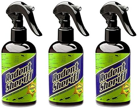 Rodent Sheriff Pest Control Spray - Made in The USA - Ultra-Pure Mint Spray to Repel Rodents (3)