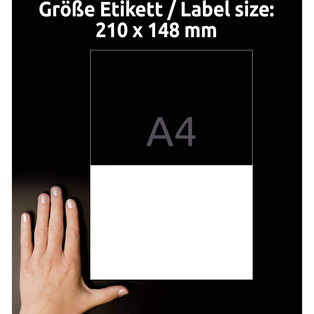 AVERY/Zweckform étiquettes, 210 x 148 mm, sans cadre