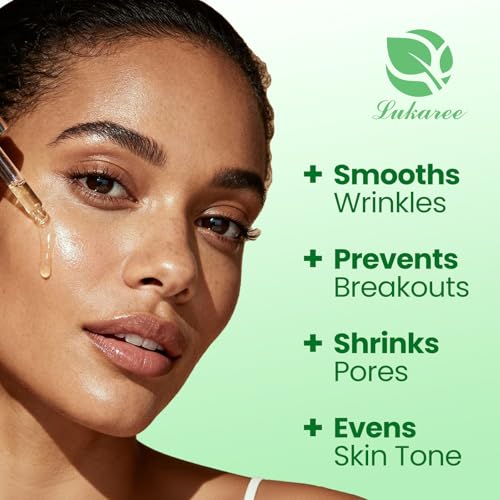 Lukaree Vitamin C Serum for Face – Brightening Vitamina C Facial Serum with Sodium Hyaluronate | Evens Skin Tone & Smooths Fine Lines | Antioxidant-Rich Beauty Product for All Skin Types,1 Fl Oz — view 2