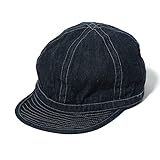 [バズリクソンズ] ARMY DENIM CAP SOLID MODEL 日本製 定番 ミリタリー アーミー デニム キャップ (MOD.) BR02308 Denim (421A_ONE WASH) 7 1/2(L)