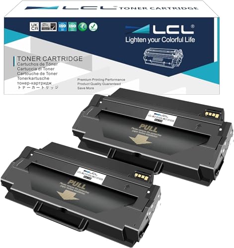 LCL MLT-D103L Toner Cartridge Replacement for Samsung MLT-D103L MLT-D103S 2500 Pages for Samsung ML-2950 ML-2950ND ML-2955DW ML-2955ND SCX-4726FN SCX-4728FD SCX-4729FD SCX-4729FW (2 Black)