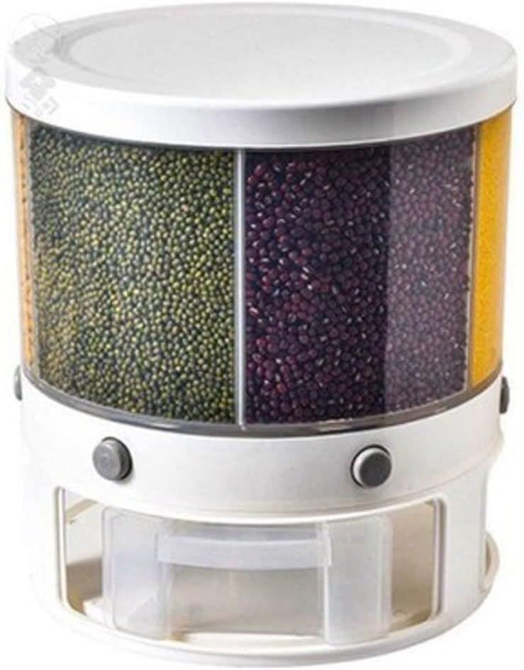 20 kg household split-body rotating rice box push-type grain storage bucket