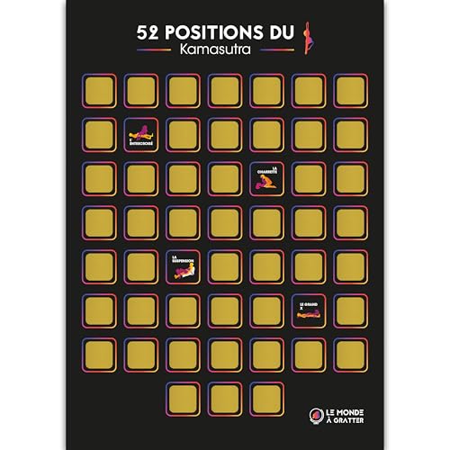 Le poster à gratter Kamasutra