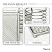 Sunlit 3 in 1 Wall Mount/Countertop/Over Cabinet Door Metal Wire Hair Product & Styling Tool Organizer Storage Basket Holder for Hair Dryer, Brushes, Flat Iron, Curling Wand, Hair Straightener