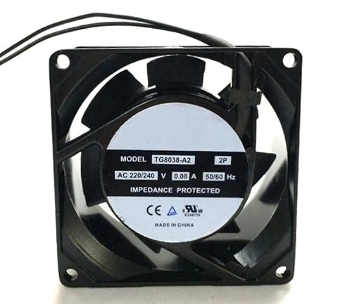 FCARUMIQP 220V 0.08A 8038 Cooling Fan 80X80X38mm