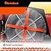 AutoSock for Commercial Vehicles and Trucks AL79, Snow Socks for Tires, Pack of 2