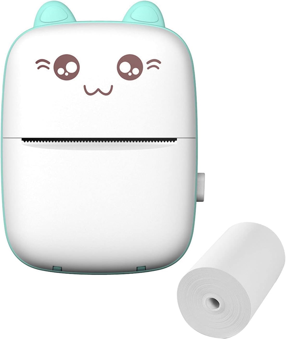 Amazon.com: Mini impresora, sin tinta, compatible con Bluetooth, portátil,  bolsillo, mini impresora térmica para estudio, color blanco, azul, 4.3 in x  3.1 in x 1.4 in : Productos de Oficina