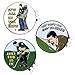 Golf Ball Marker with Magnetic Hat Clip 3 PCS, Happy-Gilmore Golf Ball Markers Personalized Golf Accessories for Hats, Gloves, Bags, Perfect for Golf Rounds, Practice, and Gifts for Golf Fans