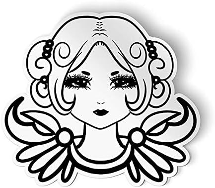 GT Graphics Express Cancer Girl Pretty Zodiac Sign - Vinyl Sticker Waterproof Decal