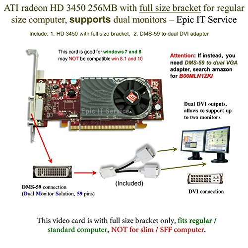 ATI Epic IT Service Radeon HD 3450 fAj^[ZbgAbvp (tTCYuPbg DMS-59 - fADVIA_v^[)