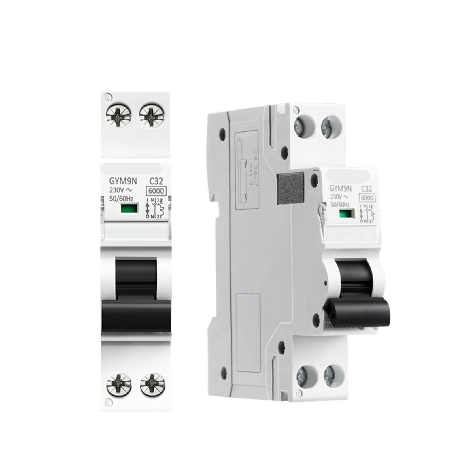 GYM9N 1P + N 6A 10A 16A 20A 25A 32A 40A 220V Sll wyłącznik automatyczny B punkt C punktowy (40A, C krzywe)
