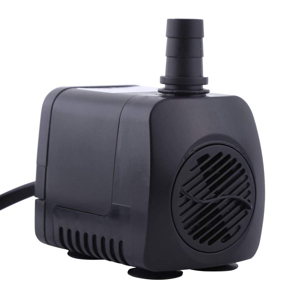 Mini Pompa Wodna Głębinowa, 220 V, 15 W, 800 l/h, do Basenów, Studni, Akwarium i Stawów Rybnych