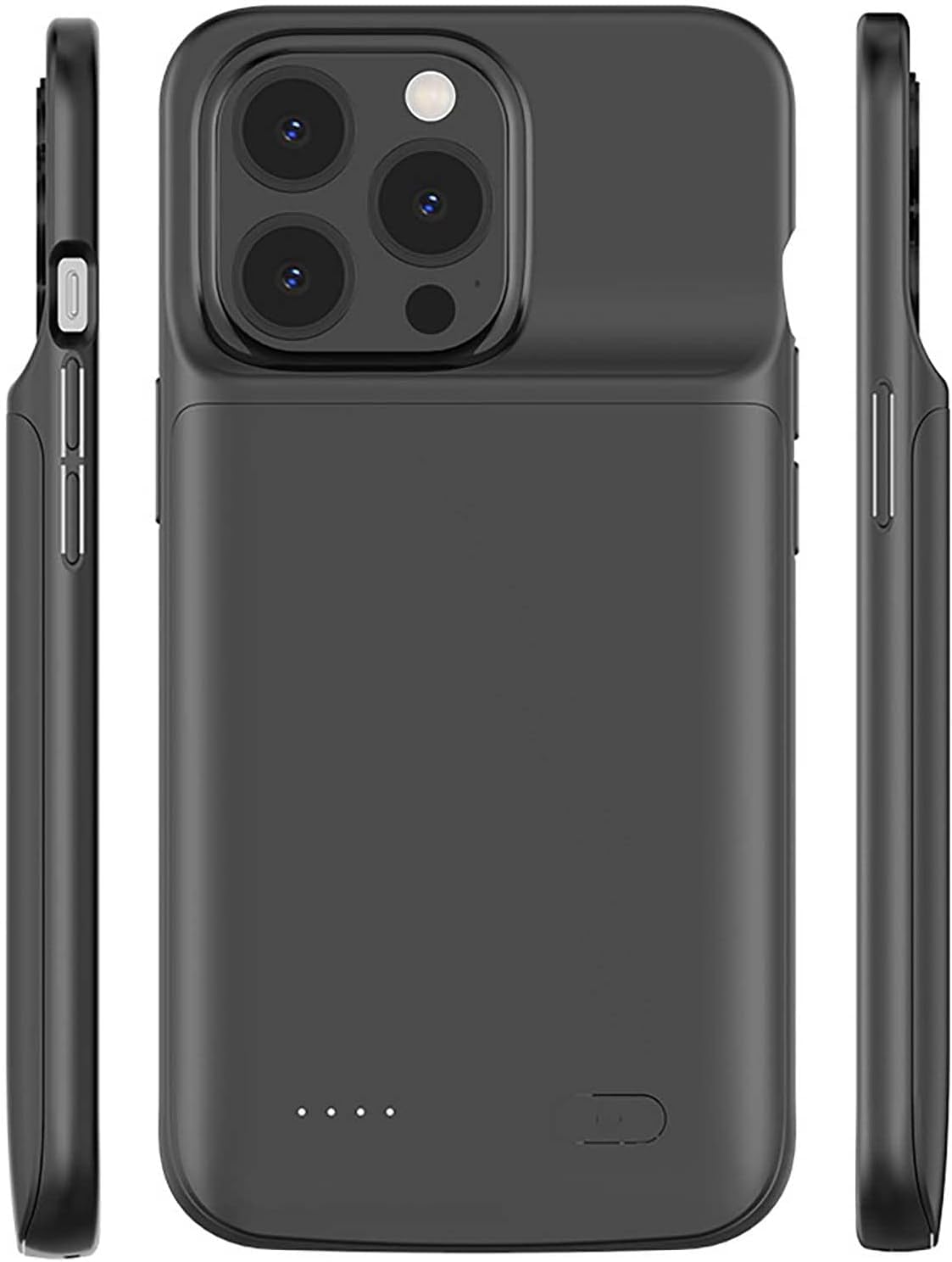 ELLENNE COVER BATTERIA per IPHONE 12 PRO MAX/IPHONE 13 PRO MAX 6.7 4800mAh | COVER CON BATTERIA INTEGRATA COMPATIBILE CON IPHONE 12 PRO MAX/IPHONE 13 PRO MAX 6.7" CUSTODIA RICARICABILE SLIM 4800mAh