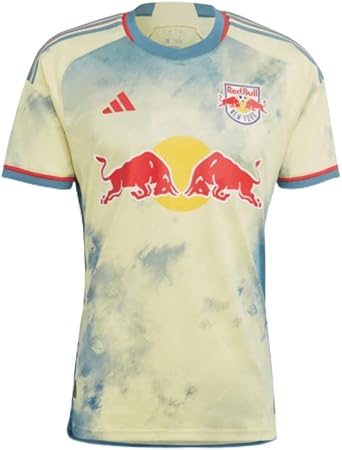 adidas Mens Soccer New York Red Bulls 23/24 Authentic Home Jersey as1, Alpha, x_l, Regular, Regular Yellow
