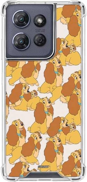 Skinit Clear Phone Case Compatible with Moto G Power 5G (2025) - Officially Licensed Disney Lady & The Tramp Bella Notte Design