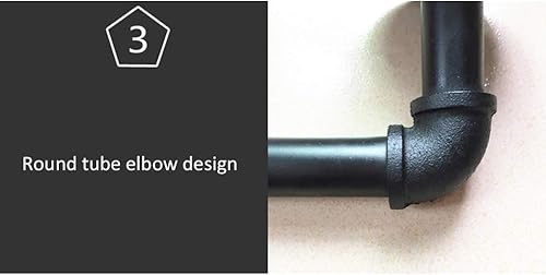 Miniatura 6 de Soporte para estante de tuberías de estilo rústico de la industria retro, montaje en pared, estantes flotantes para flores, estanterías, soporte