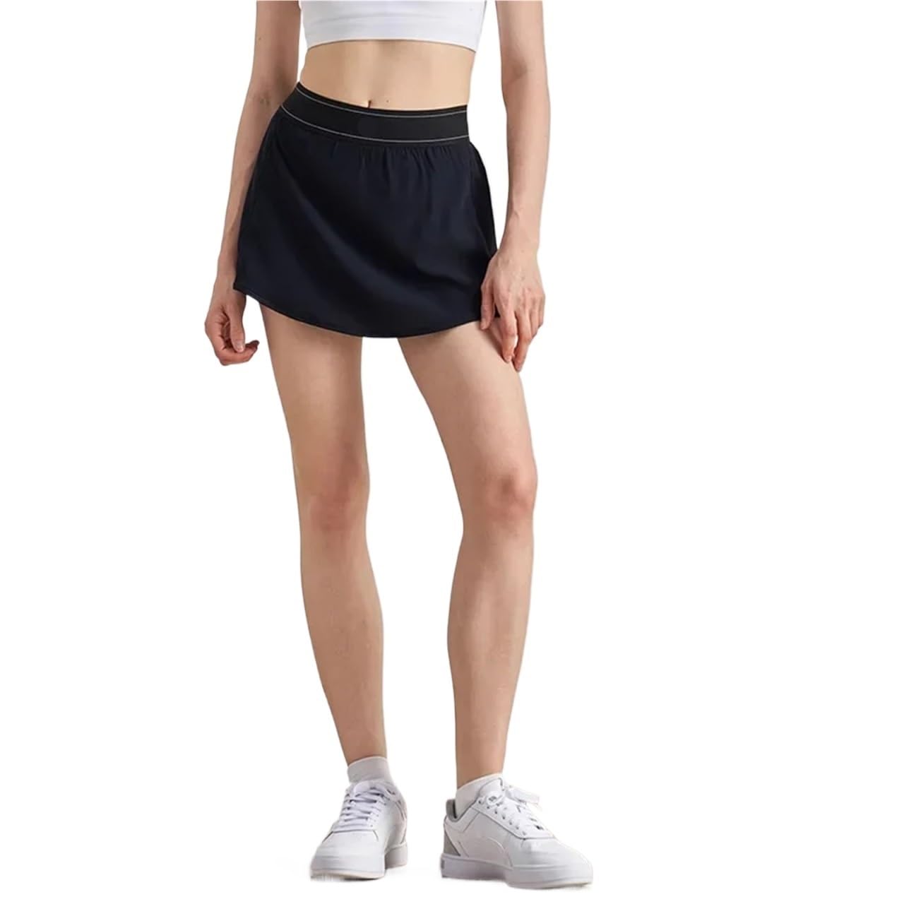 Falda Deportiva for Deportes al Aire Libre, Falda de Tenis, Fitness Transpirable Falda Tenis Mujer