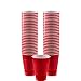 Produktbild Non Consumables Nicht Verbrauchsmaterialien Ruby Apple American Einweg Party-Becher, Kunststoff, rot, 16 oz, 50 Stück