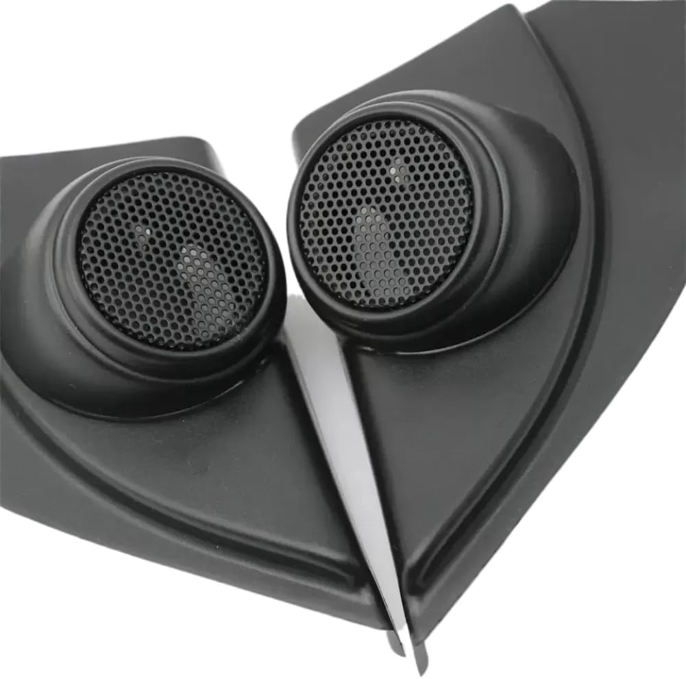 2PCS Car Tweeter Refitting Audio Door Angle Gum Speaker Cover Boxes Mounts Compatible with Solaris Verna 2010-2016