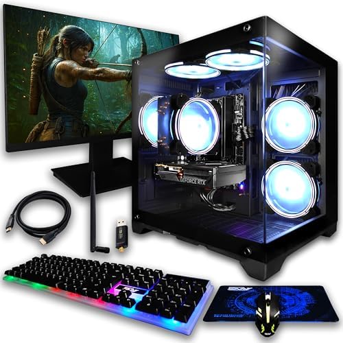SAAV X12 2025 Gaming PC Tower Computer, AMD Ryzen 7 5800X 4.7GHz,...